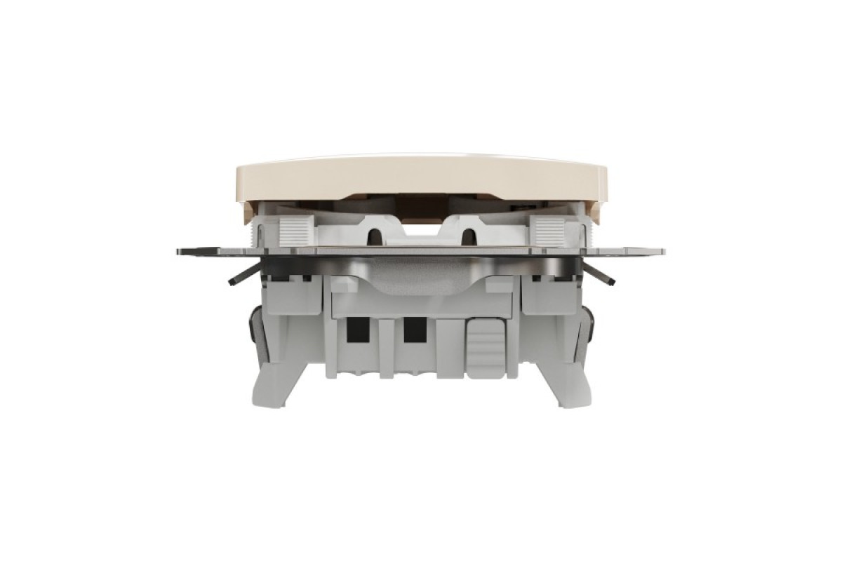 Кнопка на два напрямки Бежевий Sedna Design (SDD112116)