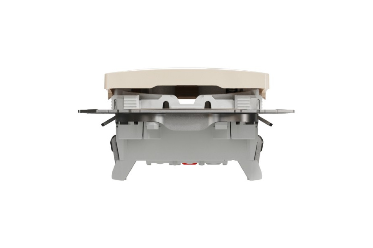 Кнопковий вимикач 10 А, Бежевий Sedna Design (SDD112111)