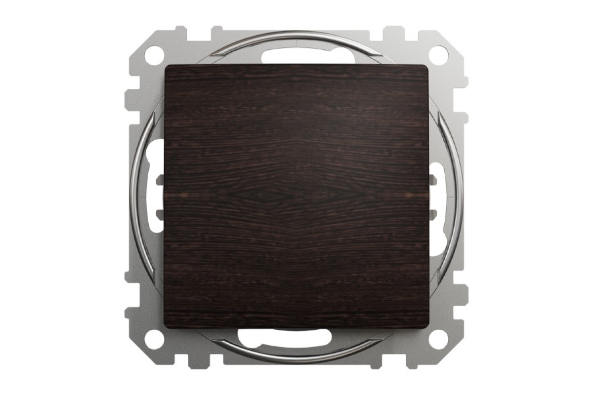 Кнопковий вимикач 10 А, Венге Sedna Elements (SDD181111)