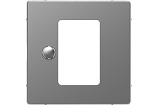 D-Life Центральна накладка сенсорного терморегулятора Нержавіюча сталь (MTN5775-6036)