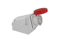 Розетка настінна кор. 63А 3P+N+E IP67 415В (81183)