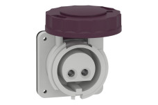 Розетка панельного монтажу пряма 16A 2P 20/25В (82951)