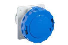 Розетка приховане встановлення кутова гвинтова 63А 2P+E IP67 220В (81678)
