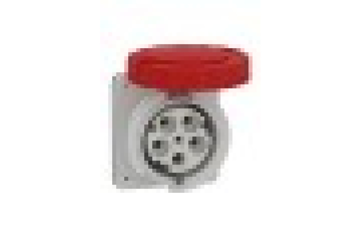 Розетка скрытой установки винтовая 63А 3P+N+E IP67 380В (81683)