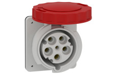 Розетка прихованого встановлення гвинтова 63А 3P+N+E IP67 380В (81683)