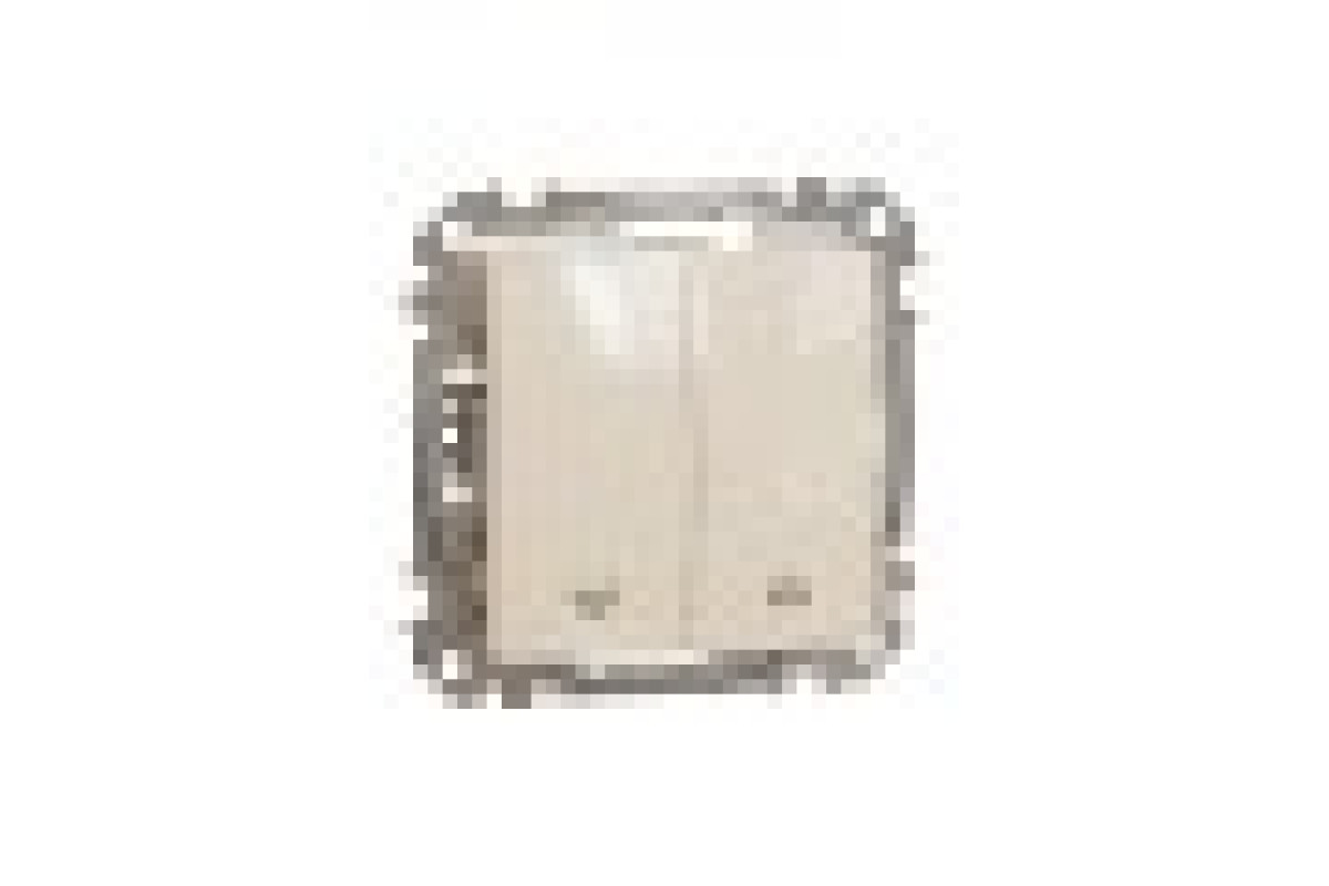 Кнопковий вимикач для жалюзі Sedna Design, бежевий (SDD112114)