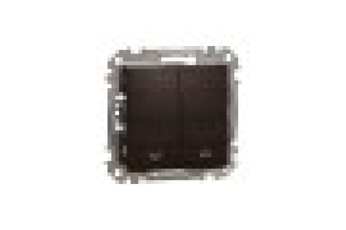 Кнопковий вимикач для жалюзі, електронне блокування 10 АХ, Венге Sedna Elements (SDD181114)