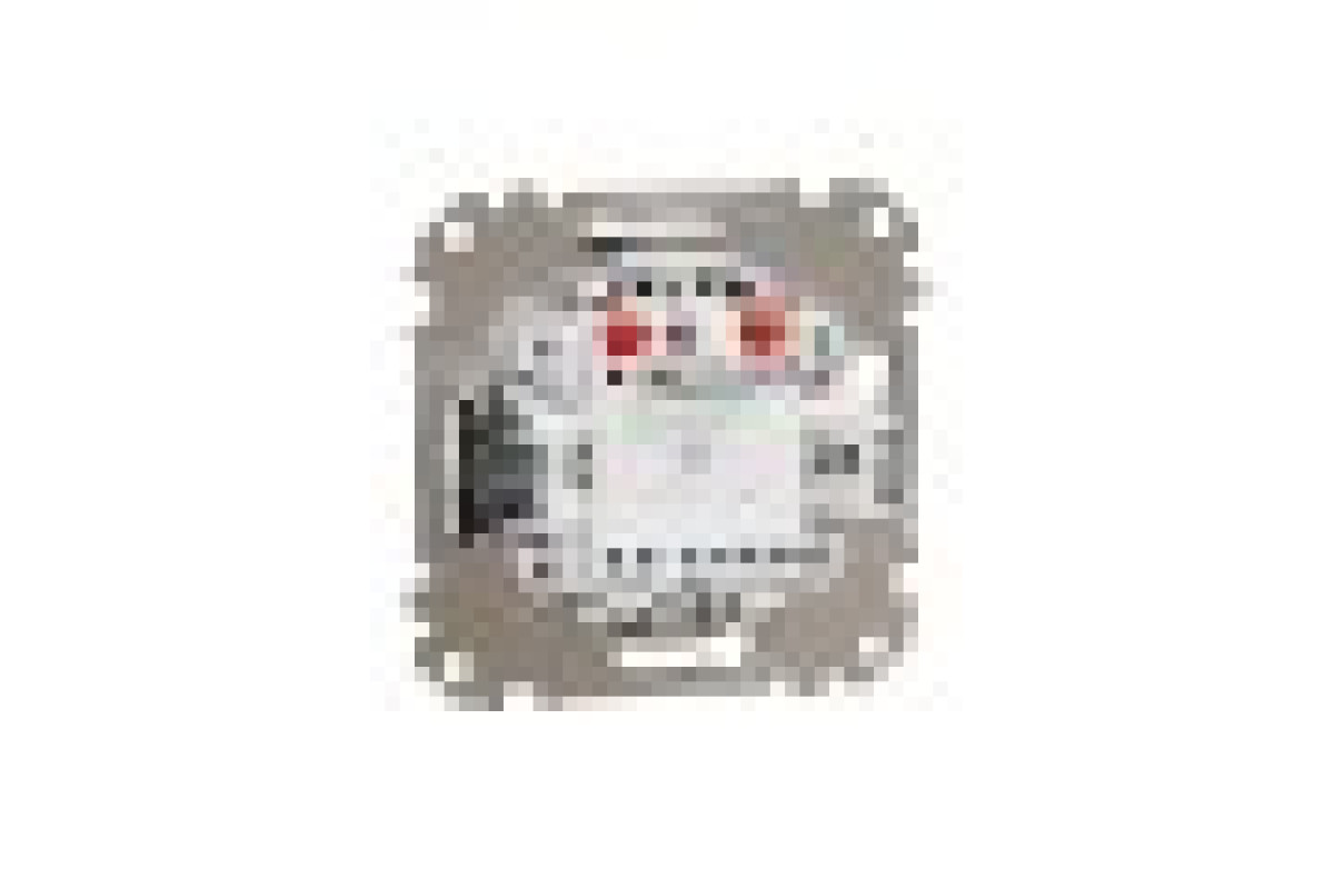 Кнопковий вимикач для жалюзі, електронне блокування 10 АХ, Чорний Sedna Design (SDD114114)