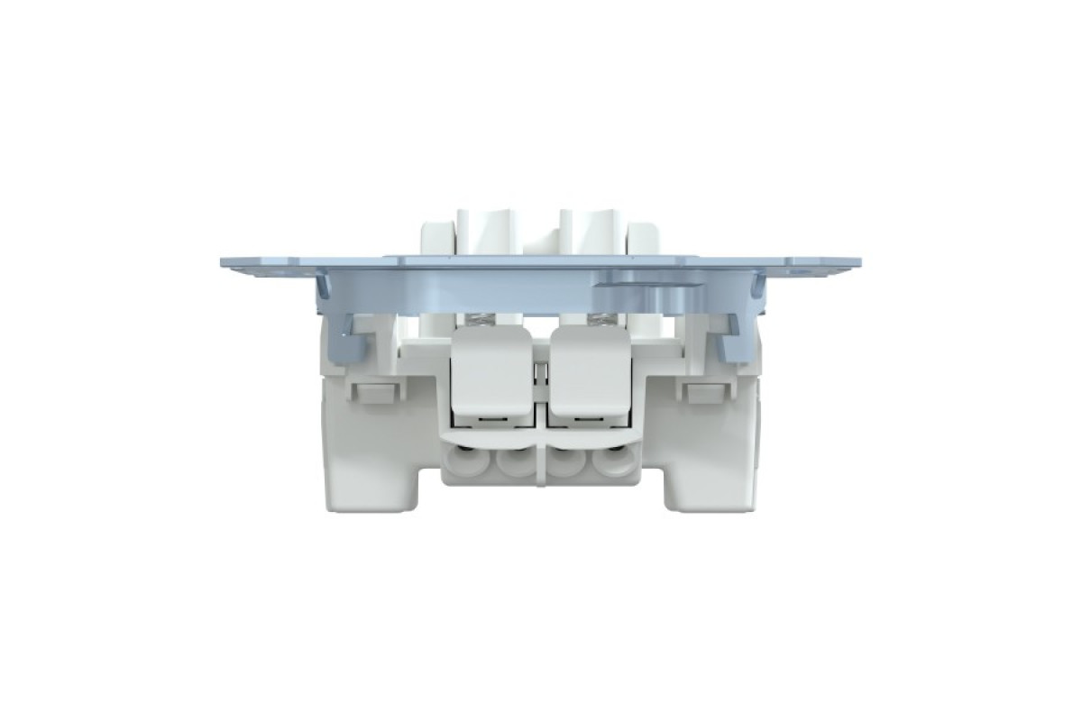 Механізм 2 кнопкового 1 полюсного вимикача з 1 замикаючим і розмикаючим контактом (MTN3153-0000)