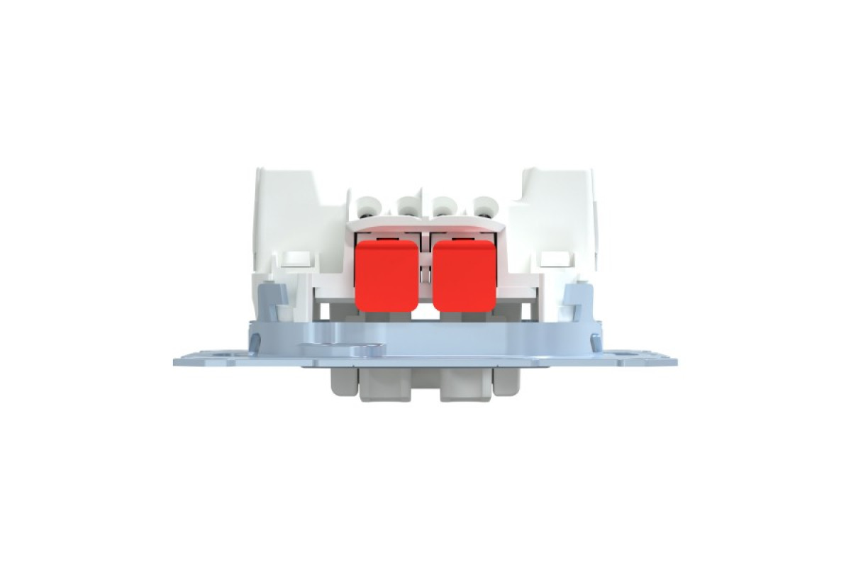 Механізм 2 кнопкового 1 полюсного вимикача з 1 замикаючим і розмикаючим контактом (MTN3153-0000)