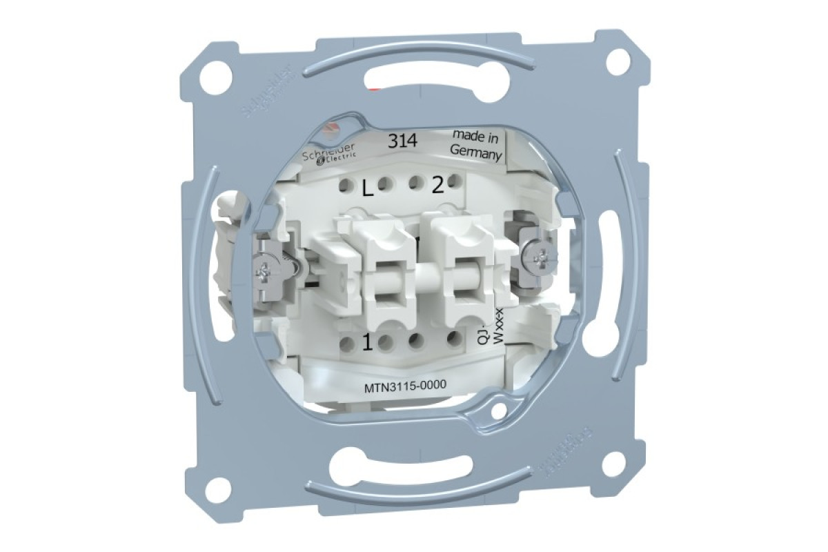 Механізм 2-клавішного вимикача 10А (MTN3115-0000)