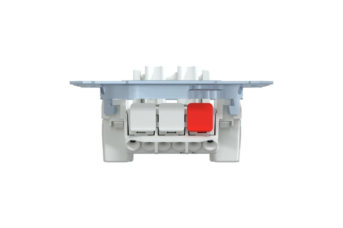 Механізм 2-клавішного вимикача з гвинтовим зажимом, прохідний (MTN3126-0000)