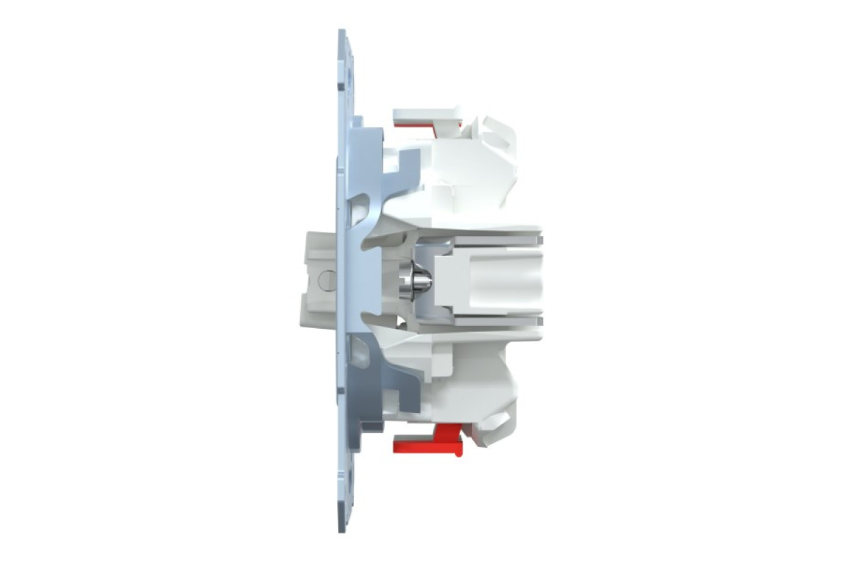 Механізм 2-клавішного вимикача з гвинтовим зажимом, прохідний (MTN3126-0000)