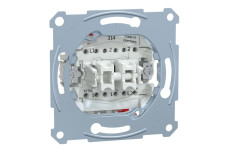 Механізм 2-клавішного вимикача з гвинтовим зажимом, прохідний (MTN3126-0000)