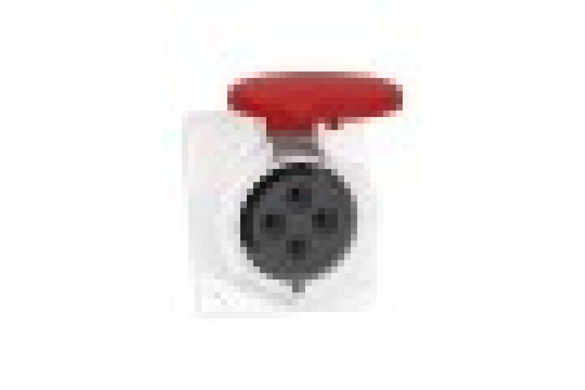 Розетка прихованого встановлення кутова 32А 3P+E IP44 380В (PKY32F434)