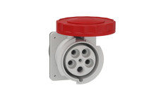 Розетка прихованого встановлення промислова гвинтова 125А 3P+N+E IP67 (81695)