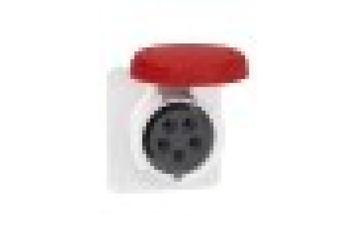 Розетка скрытой установки прямая быстрозажимная16А 3P+N+E IP67 380В (PKY16G735)