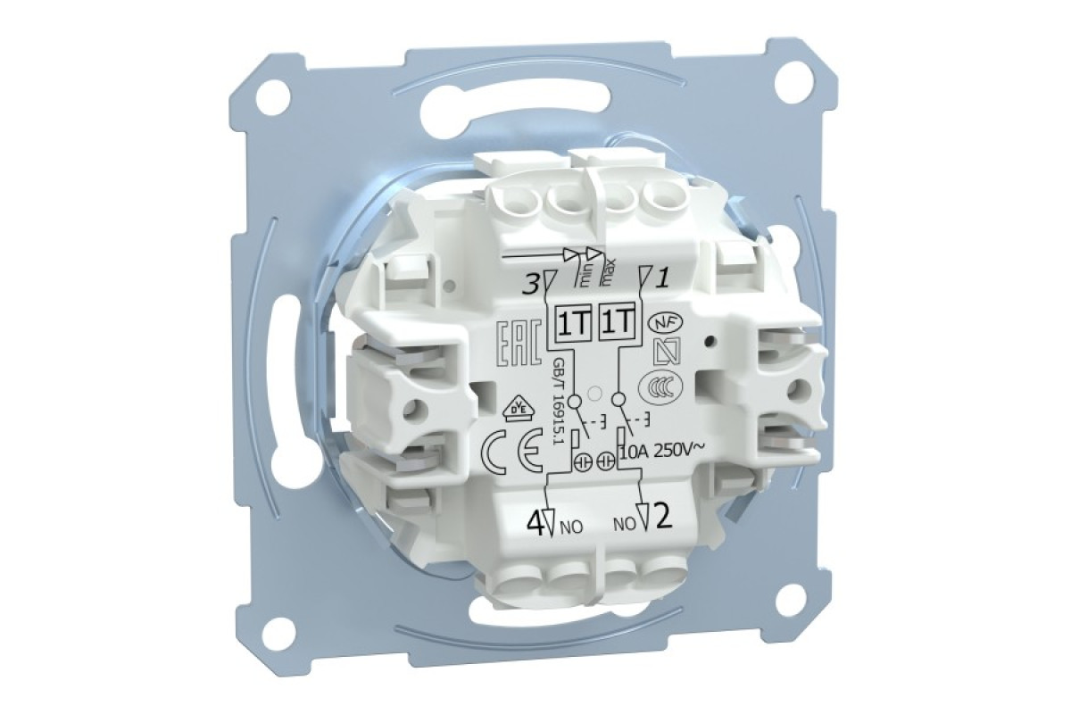 Механізм двокнопкового вимикача з самоповерненням,2-полюсний (MTN3155-0000)