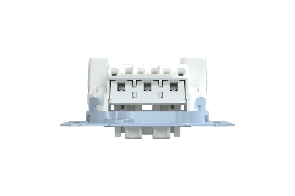 Механізм з клавішою і кнопкою перемикання на 2 напруги (MTN3128-0000)