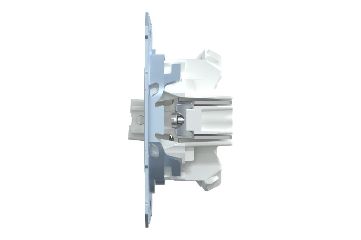 Механізм з клавішою і кнопкою перемикання на 2 напруги (MTN3128-0000)