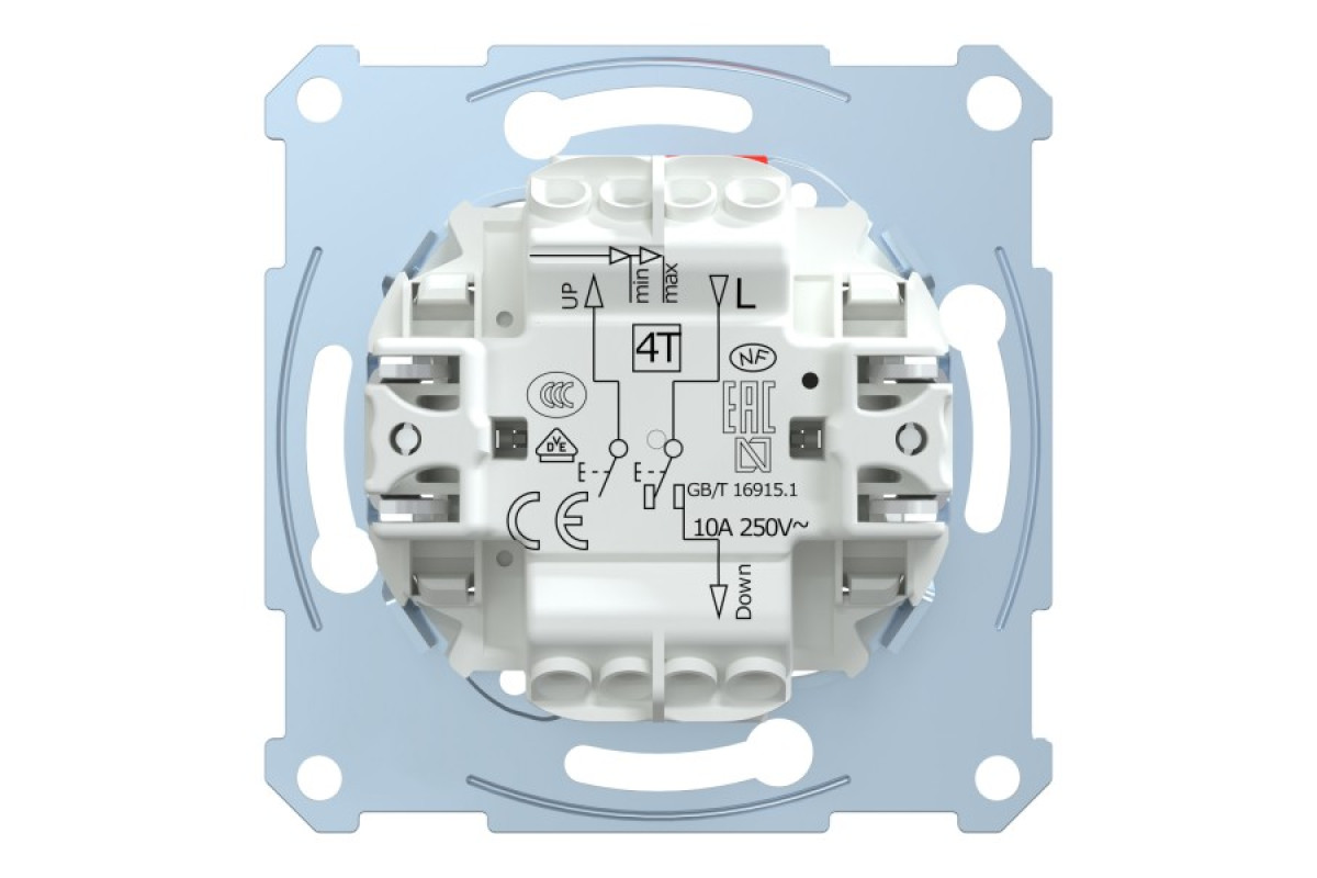 Механизм кнопочного выключателя для рольставней, 1 полюс (MTN3755-0000)