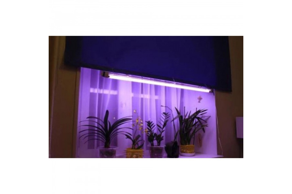 Фітолампа для рослин 18W G13 Т8 Fito GROW (Red: Blue = 5:1) 220V (L137-007)