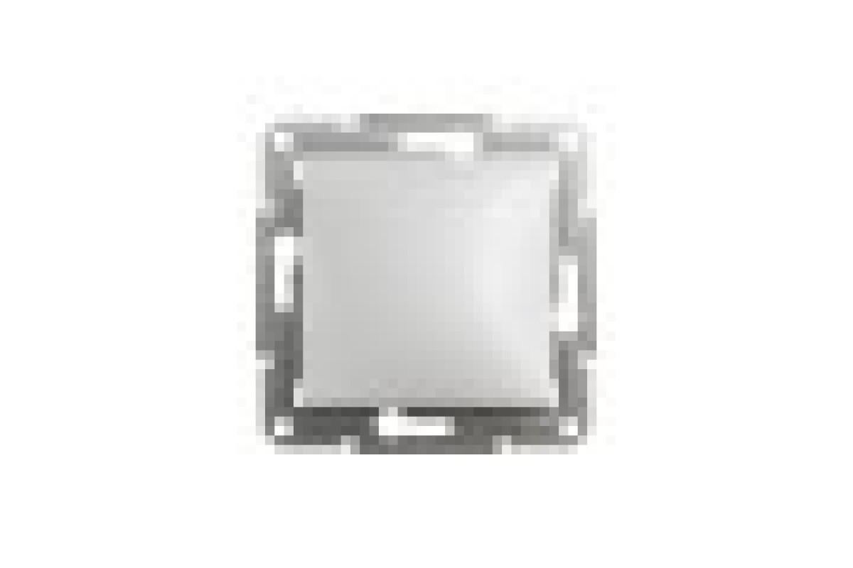 Кнопковий вимикач, Самозажимний, Asfora Алюміній (EPH0700161)