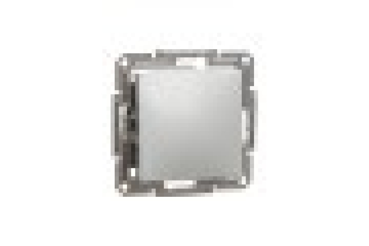 Кнопковий вимикач, Самозажимний, Asfora Алюміній (EPH0700161)