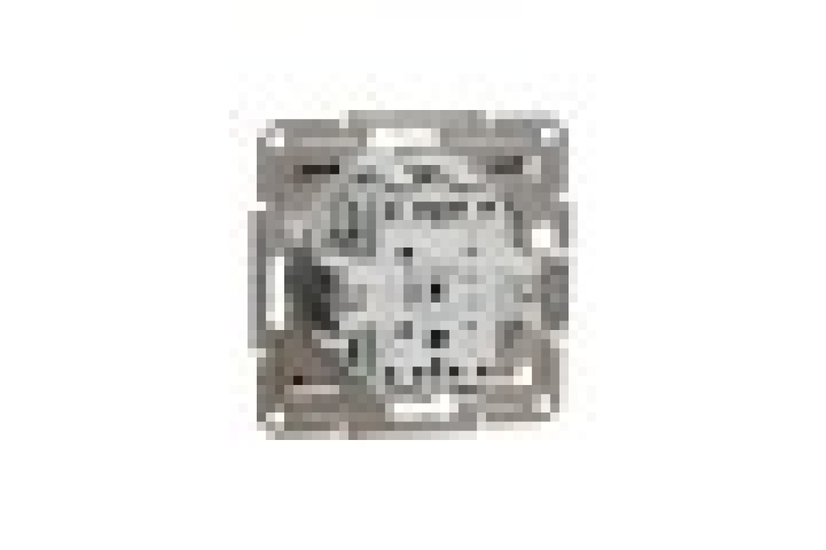 Кнопковий вимикач, Самозажимний, Asfora Алюміній (EPH0700161)