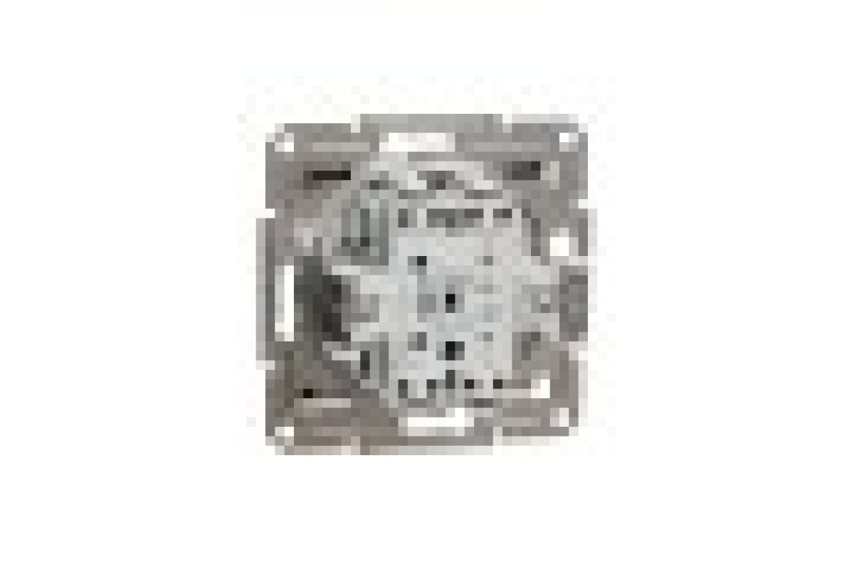 Кнопковий вимикач, Самозажимний, Asfora Сталь (EPH0700162)