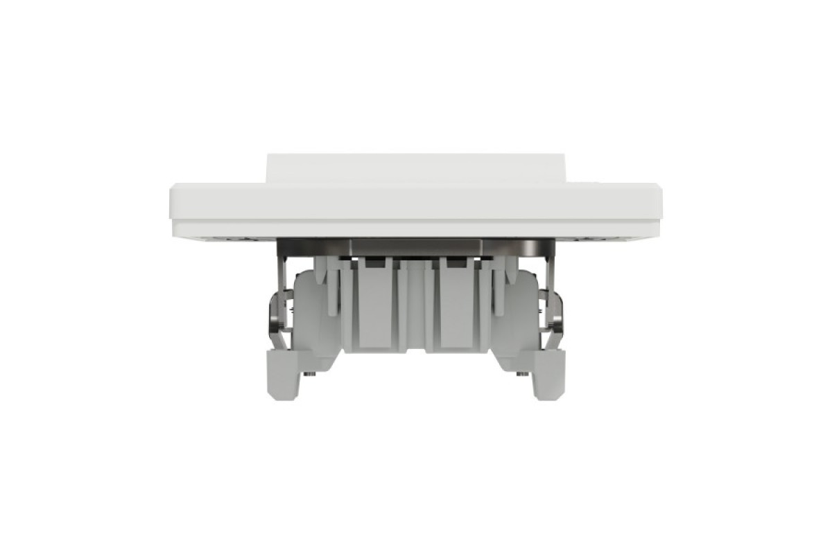 Кнопковий вимикач, Самозажимний, Білий Asfora (EPH0700121)