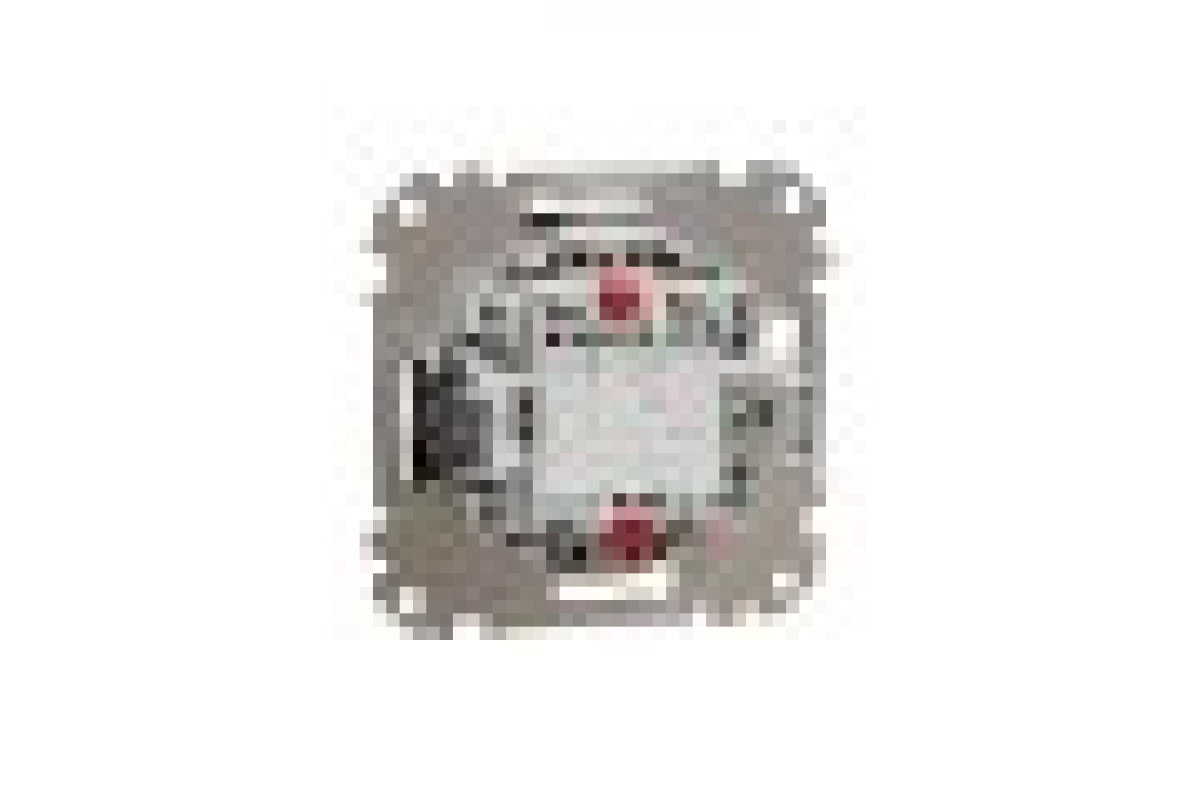 Кнопковий двоклавішний вимикач 10A, венге, Sedna Design & Elements (SDD181118)