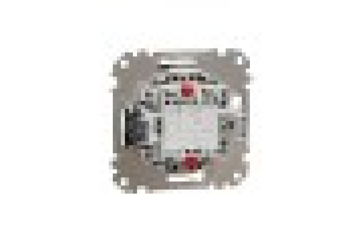 Кнопковий двоклавішний вимикач 10A, чорний, Sedna Design & Elements (SDD114118)