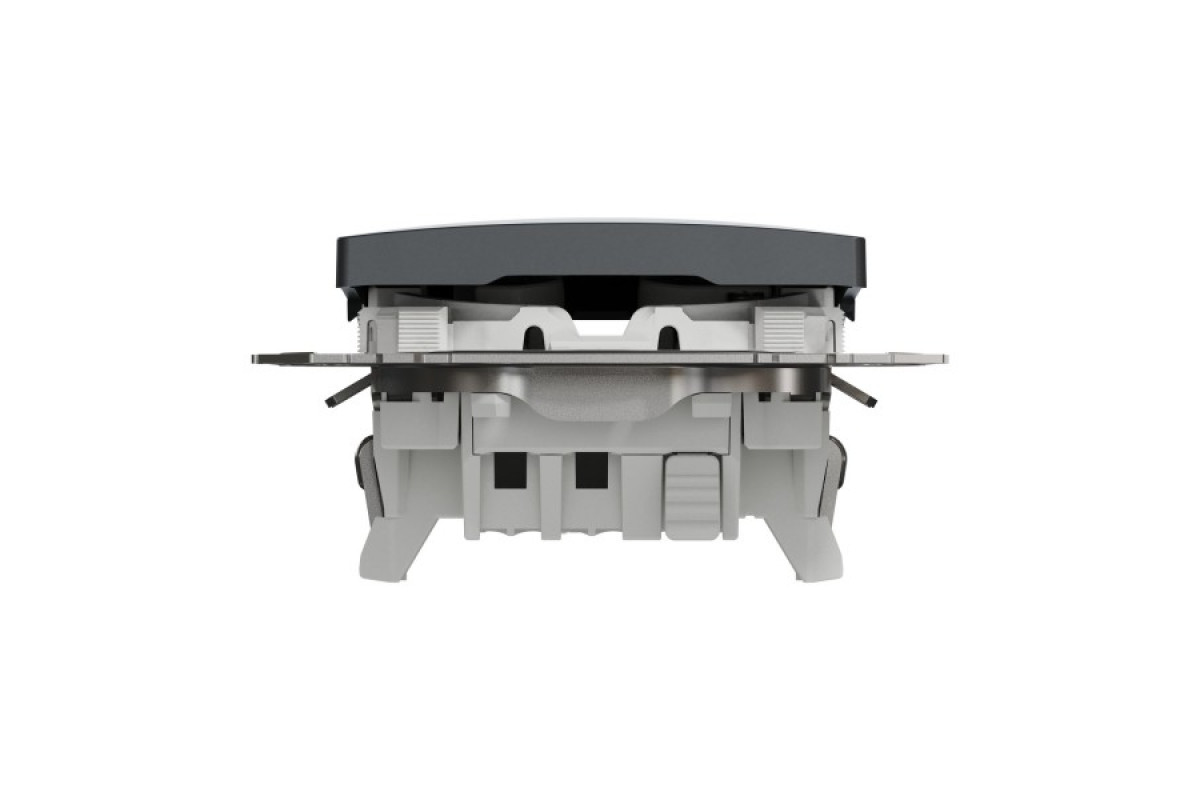 Кнопковий перемикач 10 А, Чорний Sedna Design (SDD114116)