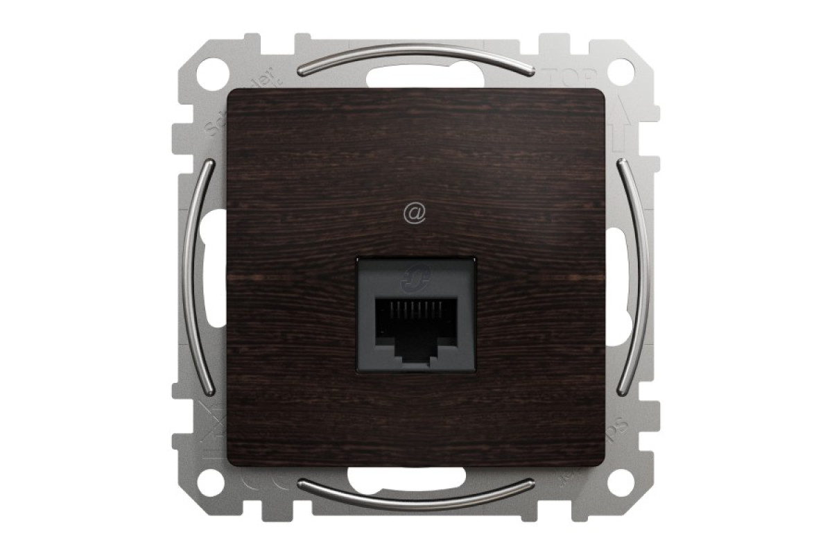 Комп'ютерна розетка RJ45 CAT 5E UTP, Венге Sedna Elements (SDD181451)