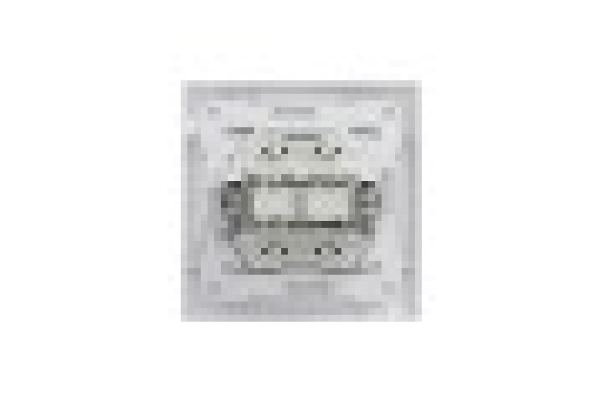 Комп'ютерна Розетка RJ45 UTP категорія 5Е подвійна Біла Asfora (EPH4400121)