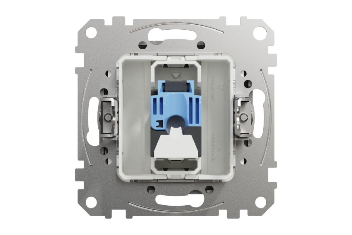 Комп'ютерна розетка, RJ45 CAT6 UTP, Алюміній, Sedna Design (SDD113461)