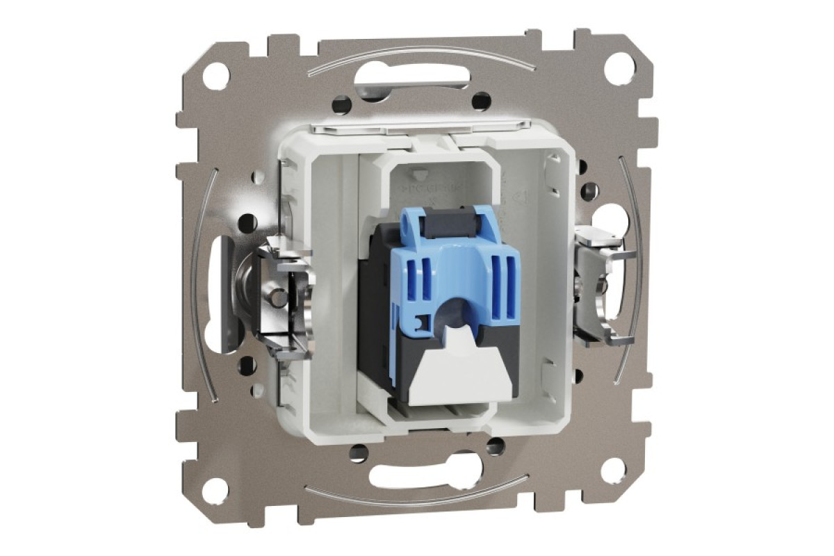 Комп'ютерна розетка, RJ45 CAT6 UTP, Алюміній, Sedna Design (SDD113461)