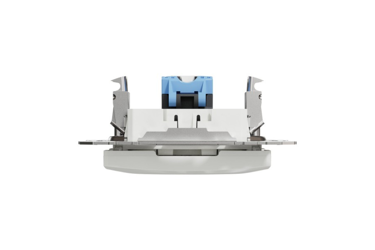 Комп'ютерна розетка, RJ45 CAT6 UTP, Біла, Sedna Design (SDD111461)