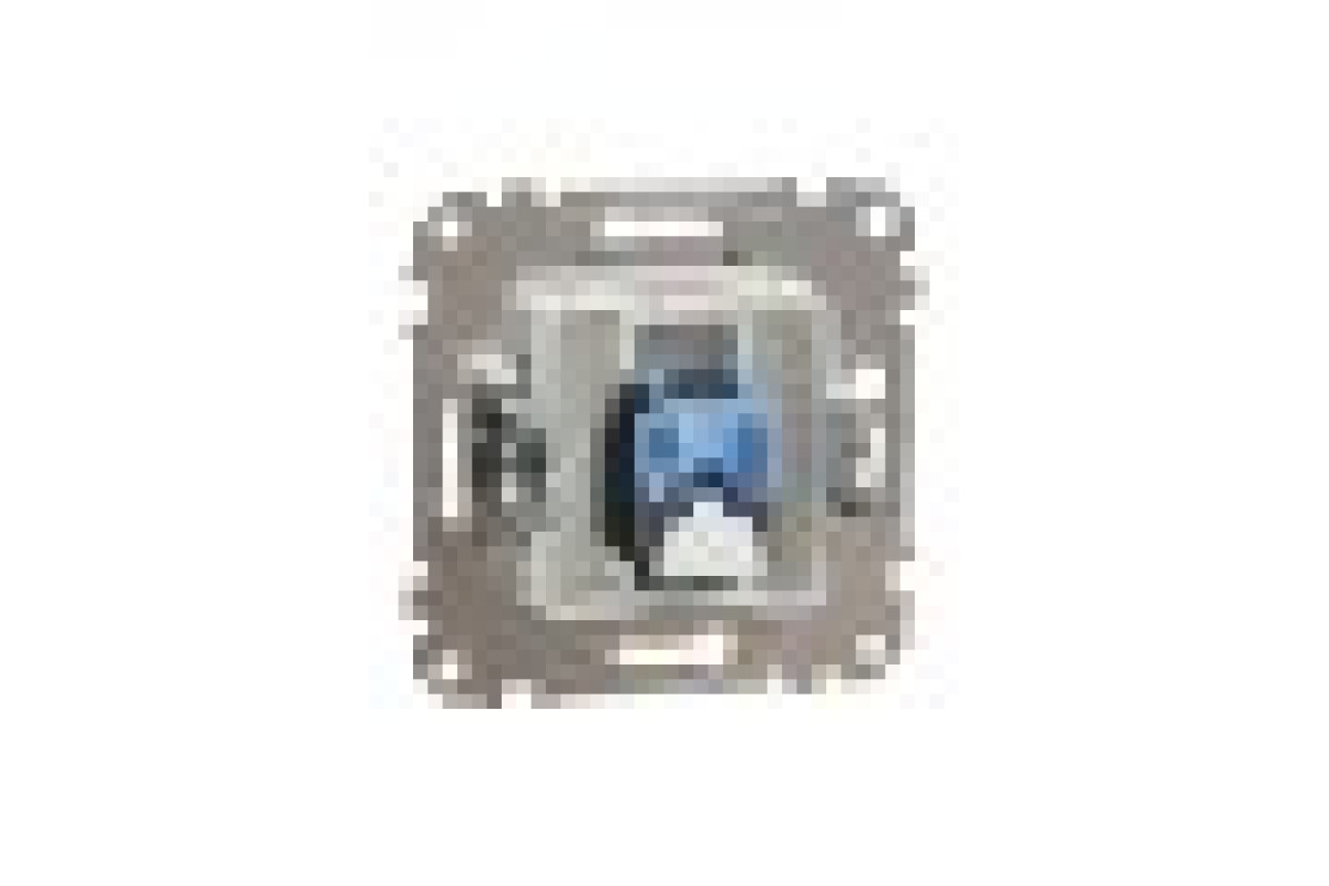 Комп'ютерна розетка, RJ45 CAT6 UTP, Біла, Sedna Design (SDD111461)