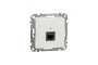Комп'ютерна розетка, RJ45 CAT6 UTP, Біла, Sedna Design (SDD111461)