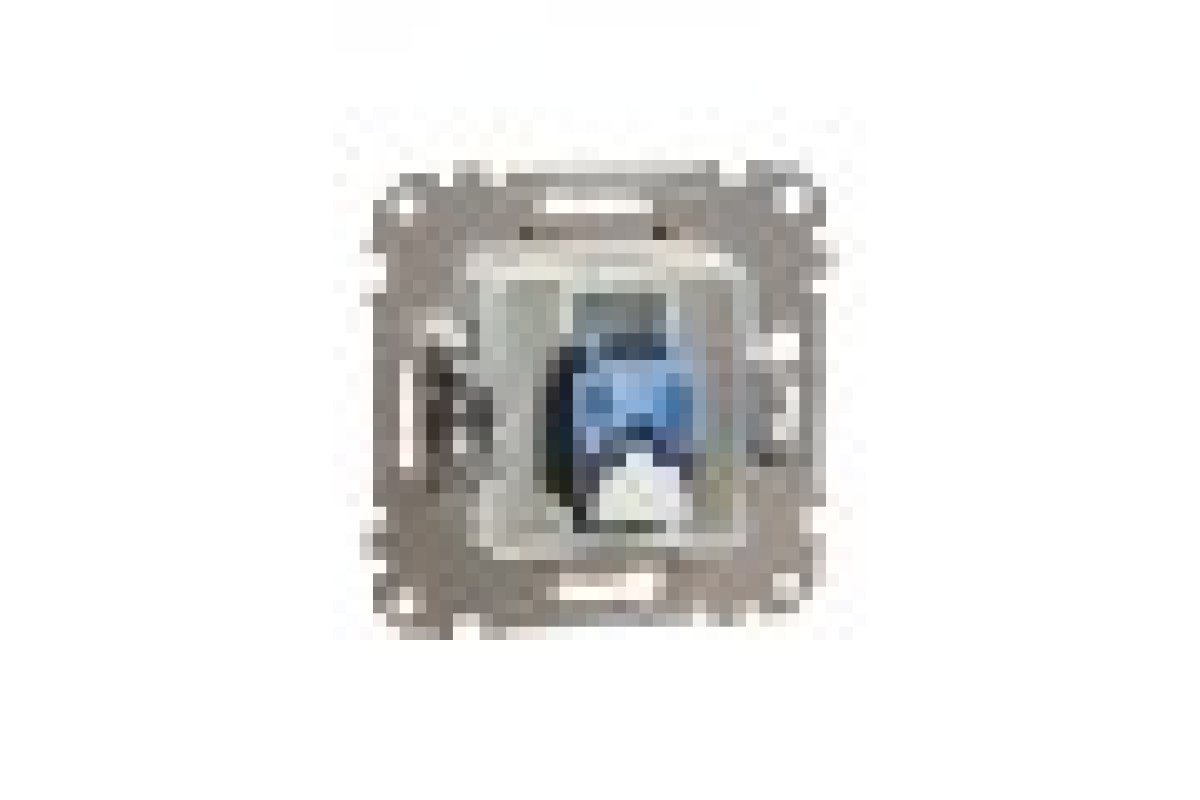 Комп'ютерна розетка, RJ45 CAT6 UTP, Бежева, Sedna Design (SDD112461)