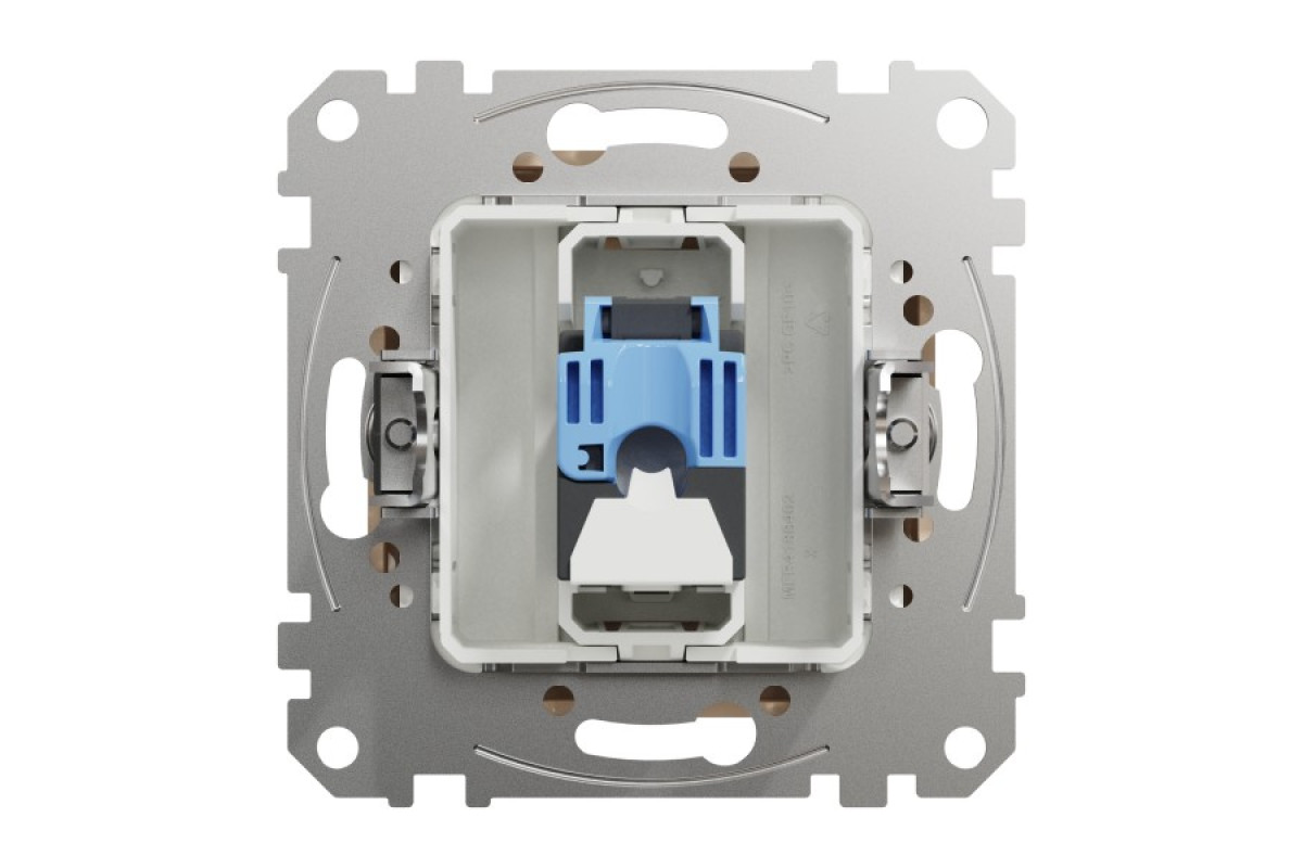 Комп'ютерна розетка, RJ45 CAT6 UTP, Бежева, Sedna Design (SDD112461)