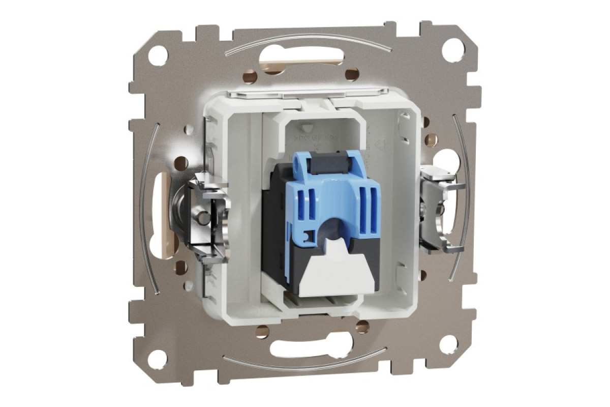 Комп'ютерна розетка, RJ45 CAT6 UTP, Бежева, Sedna Design (SDD112461)