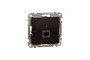 Комп'ютерна розетка, RJ45 CAT6 UTP, Венге, Sedna Elements (SDD181461)