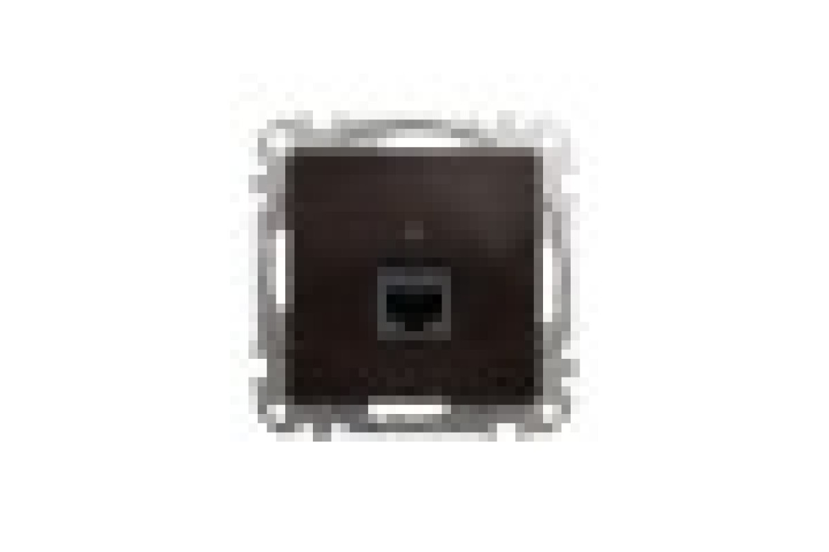 Комп'ютерна розетка, RJ45 CAT6 UTP, Венге, Sedna Elements (SDD181461)