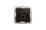 Комп'ютерна розетка, RJ45 CAT6 UTP, Венге, Sedna Elements (SDD181461)