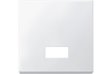 Накладка 1-кл вим з прямок вікн для сим SysM полярно-білий стійка до подряпин (434819)