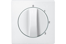 Накладка механізму поворотного перемикача на 3 положення SysM полярно-білий стійка до подряпин (538819)