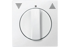 Накладка поворотного вимикача жалюзі SysM полярно-білий стійка до подряпин (538719)